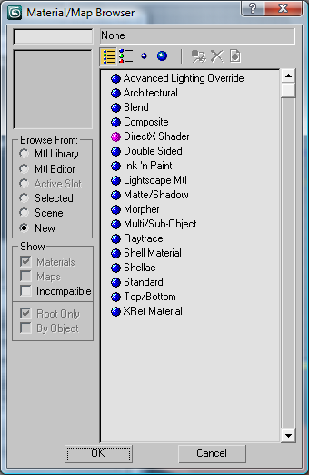 Material/Map Browser