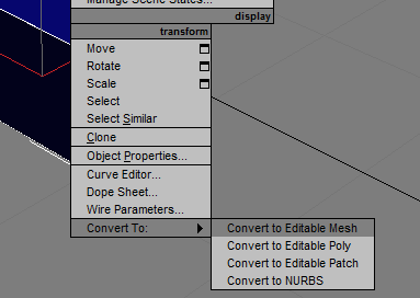 Convert to Editable Mesh
