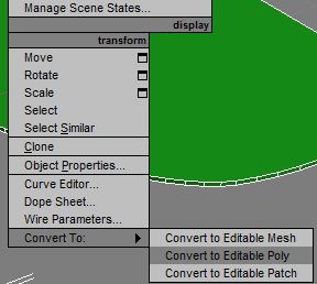 Convert to Editable Poly