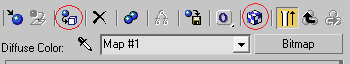 Assign Material to Selection   Show Standard Map in Viewport 
